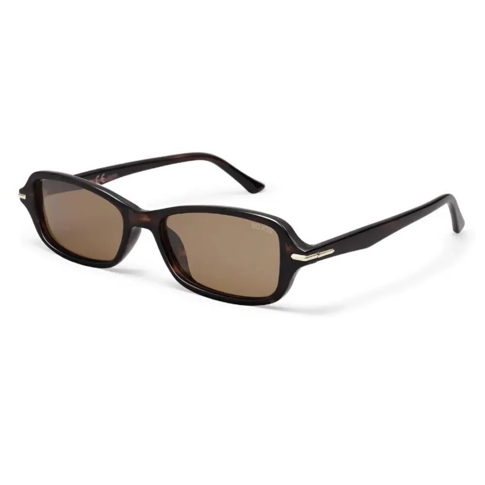 Retro Rectangular Tortoise Sunglasses - Picture 2 of 5